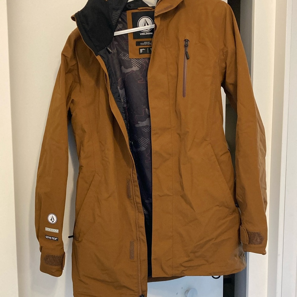 Volcom Brown Hooded Jacket
